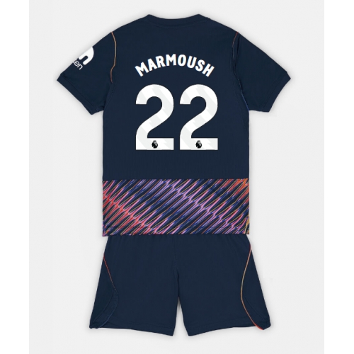 Tottenham Hotspur Omar Marmoush #22 Maglia Gara Trasferta Repliche 2026-27 Bambino Maniche Corte Tottenham Hotspur Omar Marmoush #22 Maglia Gara Trasferta Repliche 2026-27 Bambino Maniche Corte